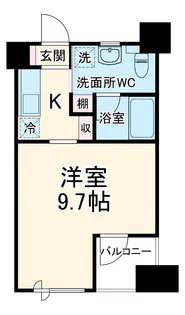 クォーツマンション【4階】の間取り