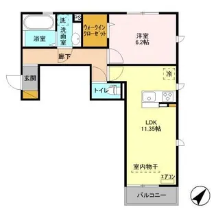 DROOM SAKURA.B【3階】の間取り