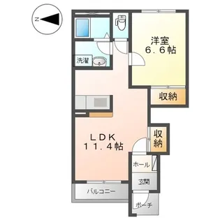 プランドールK【1階】の間取り