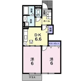 LIBERA【1階】の間取り