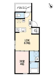 CASA DEL PARQUE【2階】の間取り