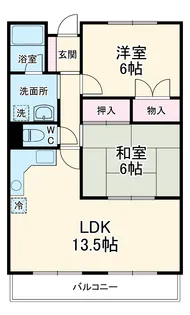 ライフポート野口【3階】の間取り
