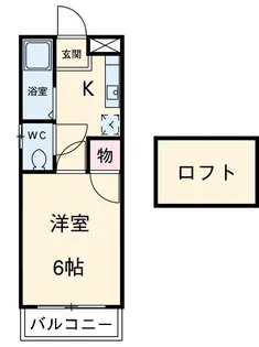 エトワール井上Ⅱ【203号室】の間取り