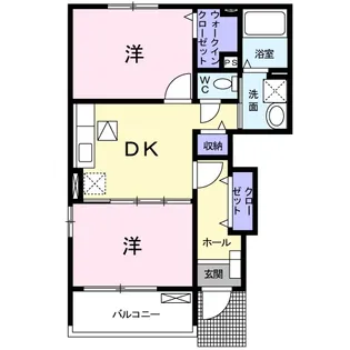 メゾン フレスクーラ【1階】の間取り