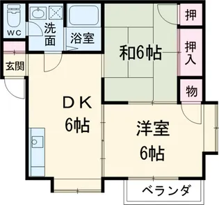 ブルージュ【202号室】の間取り