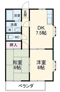 エクセレントノヴァC【2階】の間取り