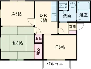 グリムハウス【B202号室】の間取り
