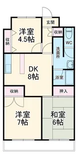 メゾン・ド・船橋【304号室】の間取り