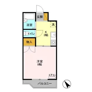 ロイヤルハイツ大澤【1階】の間取り