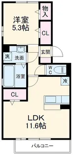 アルシュTOWA【2階】の間取り