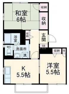 エスプワール【2階】の間取り