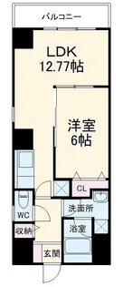 ラリマー・トーレ【6階】の間取り