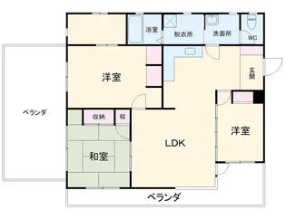 エメラルドハイツE【501号室】の間取り
