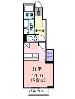 プラシード【1階】の間取り