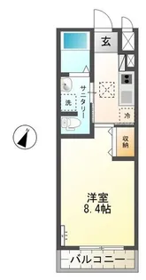 S・ひまわり【1階】の間取り