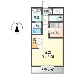 サンクチュアリⅠ【2階】の間取り