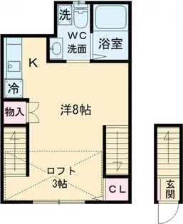ルリエ町田【203号室】の間取り