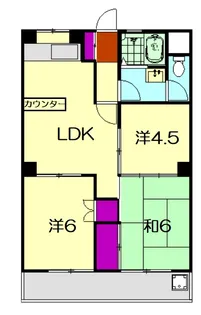 メゾン萩原【3階】の間取り
