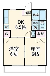 シルクTUKASA Ⅲ【203号室】の間取り
