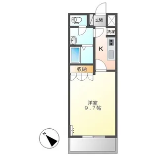 ワーズワース【2階】の間取り