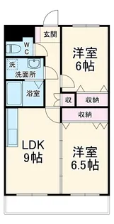 サンライトカーサⅡ【2階】の間取り