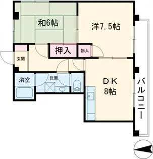 パークフィーネ中町【1階】の間取り