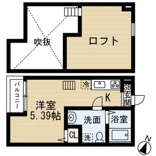 アネックス岩槻【2階】の間取り