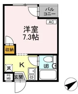 オークハイツ【1階】の間取り