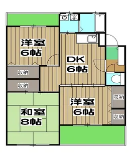 カーサNAKAMURAⅡ【203号室】の間取り