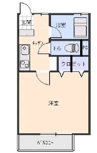 アネックス中川A【202号室】の間取り