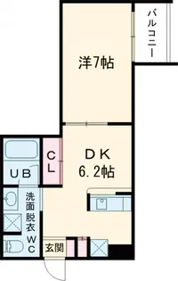 ZINNIA(ジニア)【405号室】の間取り