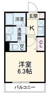 ノーム指扇【2階】の間取り