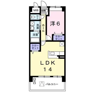 ROOT・ONE【4階】の間取り
