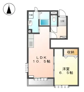 サンシティーA【1階】の間取り