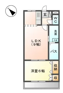 アルカサールミオ【1階】の間取り