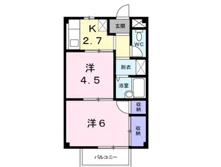 ニューエントピア【2階】の間取り