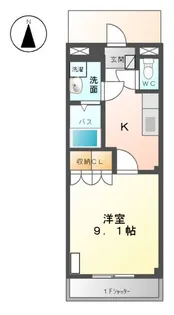 エルヴェ東小向Ⅰ【2階】の間取り