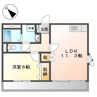 ガーデンハイム【201号室】の間取り