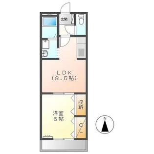 サンビレッジ28【2階】の間取り