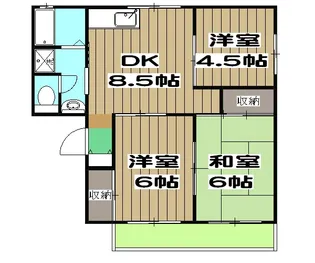 セジュール87【101号室】の間取り