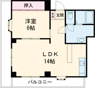アーバン嵐山Ⅳ【102号室】の間取り