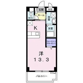 かりゆし うるま【402号室】の間取り