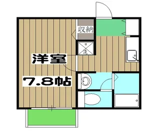 セジュールDEN2001【2階】の間取り