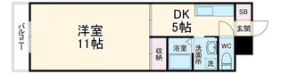 リンボック【402号室】の間取り