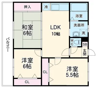 MOグロリーエイト【2階】の間取り
