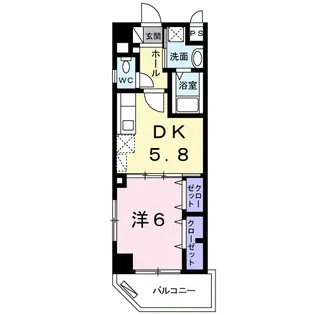 ブライトハウス トミー【3階】の間取り