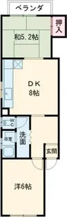 メゾンソワレ【1階】の間取り
