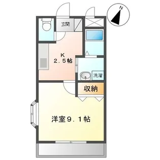 エバー・プレイス すくた【2階】の間取り