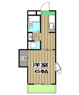 フレグランス並河【1階】の間取り