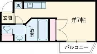 シルクコート嵐山【205号室】の間取り